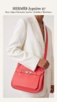 Hermes&nbsp;&nbsp;-&nbsp;&nbsp;Hermès Jypsière 27 Rose Jaipur, Clemence, Palladium