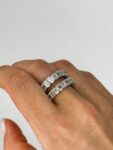 Ювелирные изделия&nbsp;&nbsp;-&nbsp;&nbsp;Кольцо дорожка натуральными бриллиантами 5.51 ct