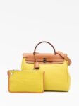 Hermes&nbsp;&nbsp;-&nbsp;&nbsp;Hermès Herbag Zip 31 Soleil Toile H