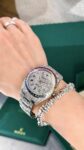 Rolex&nbsp;&nbsp;-&nbsp;&nbsp;Datejust 34 mm Rainbow Full Pave