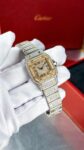 Cartier&nbsp;&nbsp;-&nbsp;&nbsp;Santos Automatic Two Tone Steel and Yellow Gold Diamond