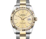 Rolex&nbsp;&nbsp;-&nbsp;&nbsp;Datejust 36 Champagne Motif Dial