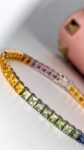 Ювелирные изделия&nbsp;&nbsp;-&nbsp;&nbsp;Теннисный браслет с Сапфирами 10.56 ct и бpиллиантами 0.10 ct