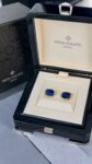 Patek Philippe&nbsp;&nbsp;-&nbsp;&nbsp;Запонки  Patek Philippe Golden Ellipse Blue Cufflinks