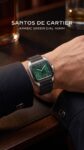 Cartier&nbsp;&nbsp;-&nbsp;&nbsp;SANTOS DE CARTIER ARABIC GREEN DIAL 40MM