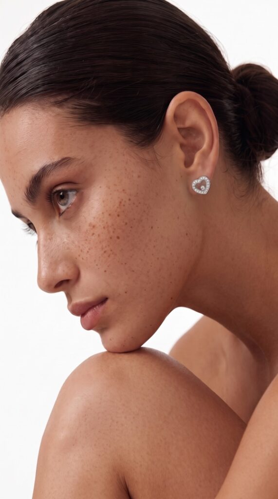 Chopard&nbsp;&nbsp;-&nbsp;&nbsp;Серьги Chopard Happy Diamonds Icons из белого золота с бриллиантами