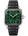 Cartier&nbsp;&nbsp;-&nbsp;&nbsp;SANTOS DE CARTIER ARABIC GREEN DIAL 40MM