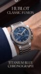 Hublot&nbsp;&nbsp;-&nbsp;&nbsp;Classic Fusion Chronograph Titanium Blue 45 mm