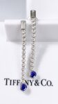 Tiffany&nbsp;&nbsp;-&nbsp;&nbsp;Серьги Tiffany & Co. с сапфирами и бриллиантами
