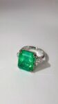 Ювелирные изделия&nbsp;&nbsp;-&nbsp;&nbsp;Кольцо с колумбийским изумрудом 7,59 ct и бриллиантами GIA