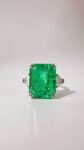 Ювелирные изделия&nbsp;&nbsp;-&nbsp;&nbsp;Кольцо с колумбийским изумрудом 7,59 ct и бриллиантами GIA