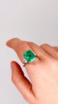 Ювелирные изделия&nbsp;&nbsp;-&nbsp;&nbsp;Кольцо с колумбийским изумрудом 7,59 ct и бриллиантами GIA