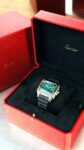 Cartier&nbsp;&nbsp;-&nbsp;&nbsp;SANTOS DE CARTIER ARABIC GREEN DIAL 40MM