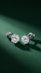 Серьги&nbsp;&nbsp;-&nbsp;&nbsp;Пусеты с натуральными бриллиантами 2.03 ct. GIA