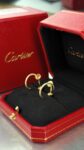 Cartier&nbsp;&nbsp;-&nbsp;&nbsp;Серьги Cartier JUSTE UN CLOU HOOP EARRINGS SMALL MODEL PAVED