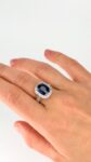Ювелирные изделия&nbsp;&nbsp;-&nbsp;&nbsp;РОСКОШНОЕ КОЛЬЦО С НАТУРАЛЬНЫМ САПФИРОМ 4.31 ct.